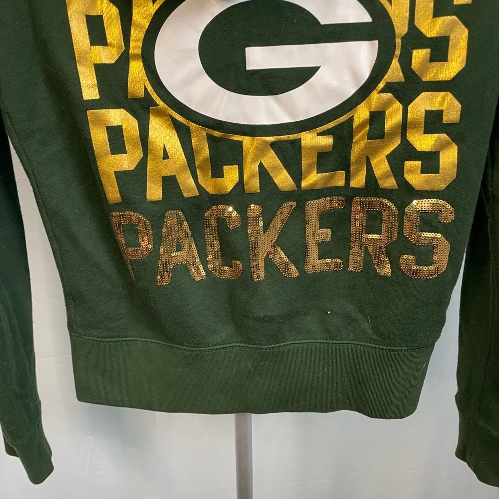 Victoria secret PINK Green Bay Packers Hoodie size medium - Picture 5 of 10